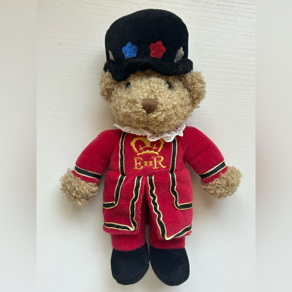 Teddy Bear Stuffed Plush British Royal Guard Beefeater 10" Great Condition‎